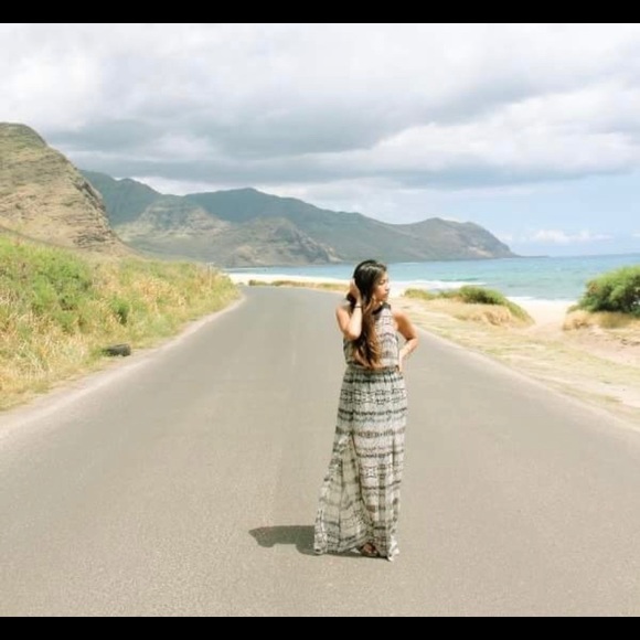 StyleMint double slit sheer maxi dress - Picture 8 of 10